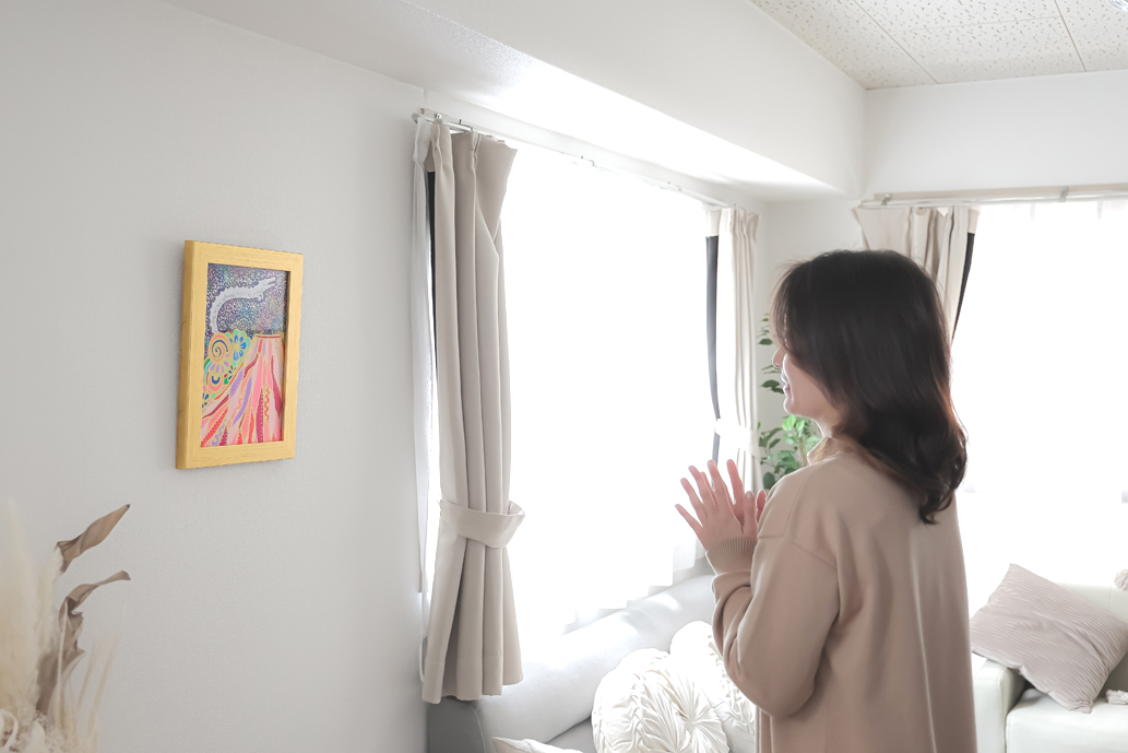 部屋が華やかに…！