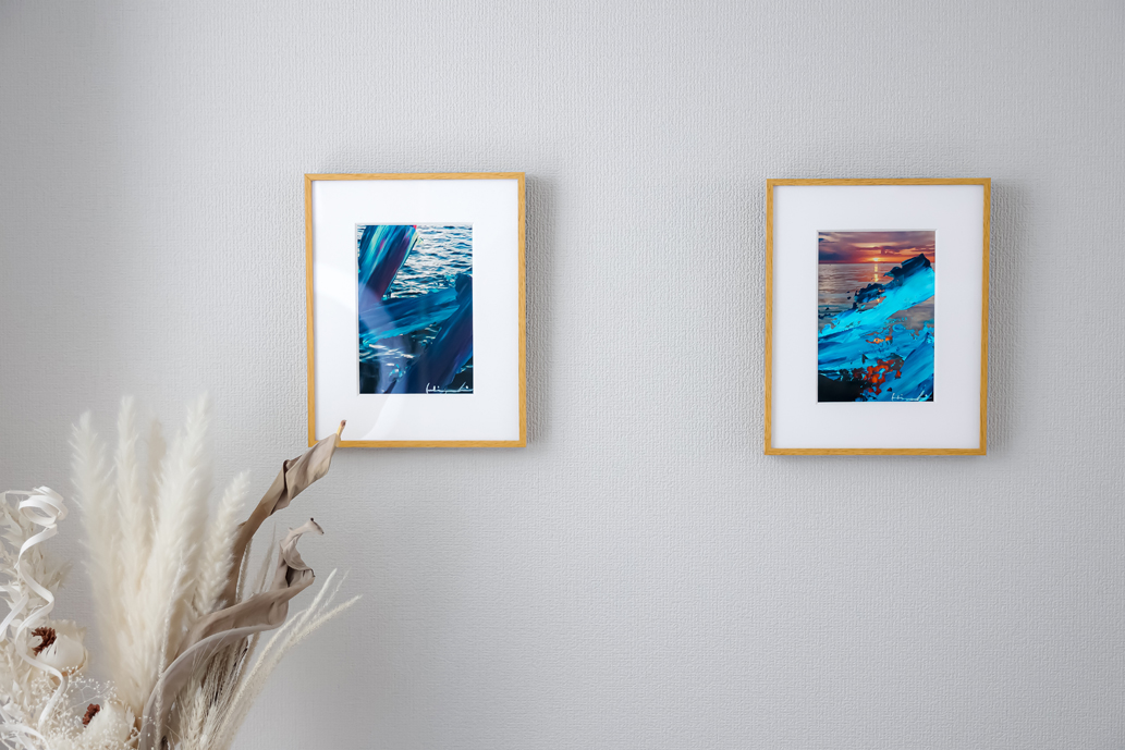 同じアーティストの作品を同時に飾るのもおすすめ（1作品ごとに要プラン契約）