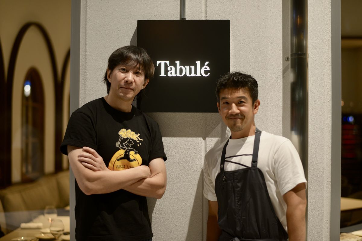 奥野義幸氏（左）と米澤文雄氏（右）