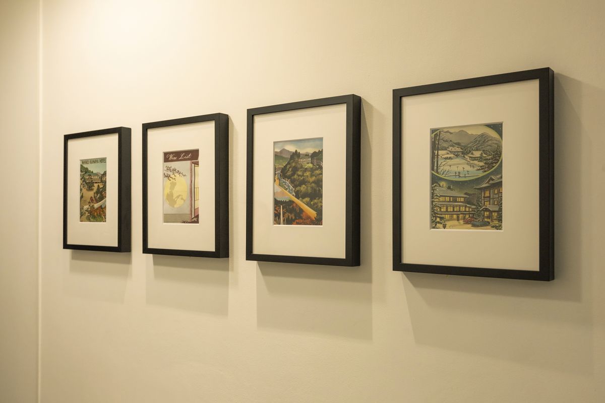 レストランで使用されていた各時代のメニュー表