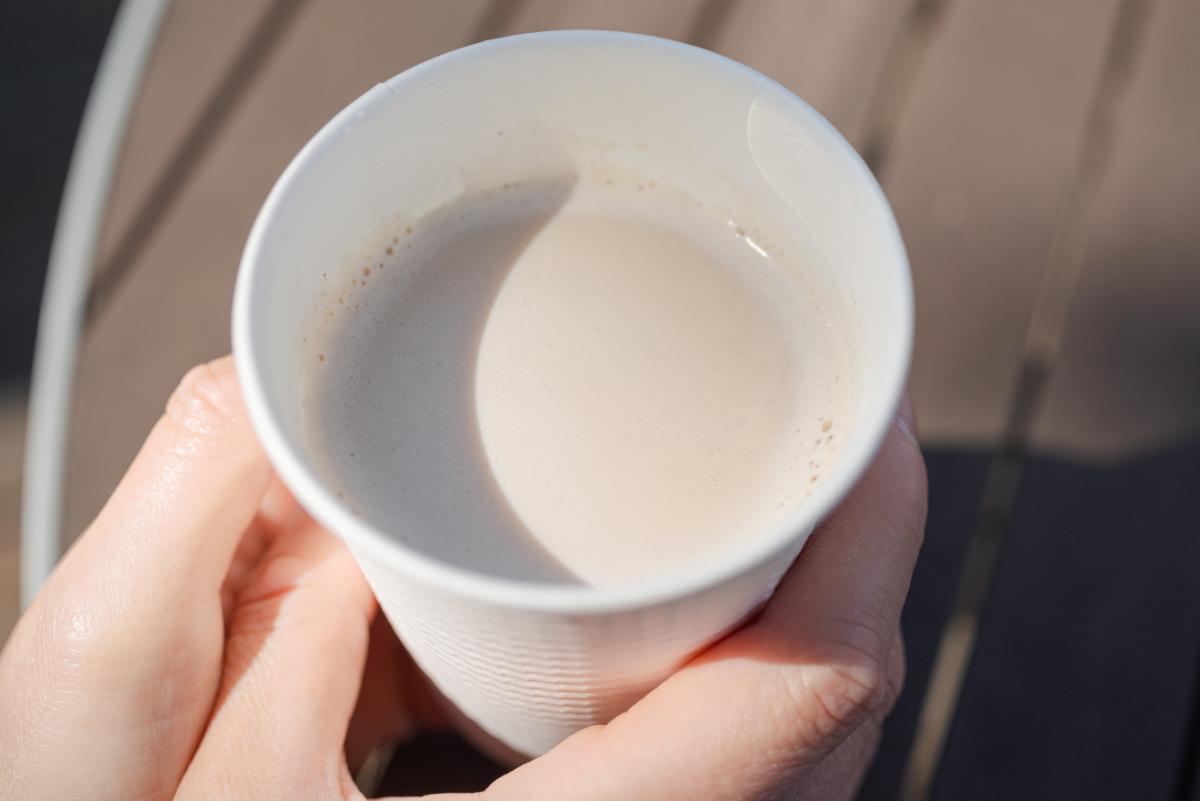 「ホットカフェラテ」400円