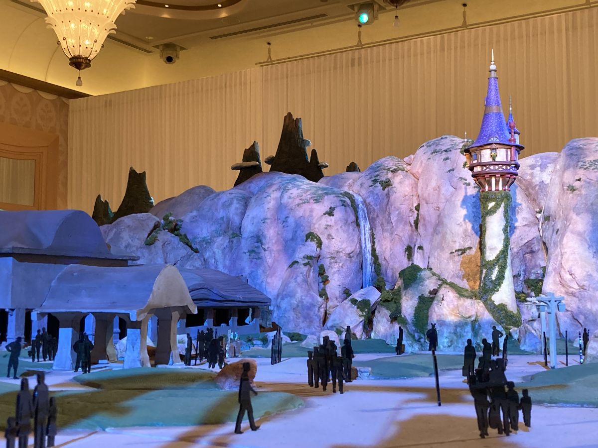 ラプンツェルの森の1/25スケール模型