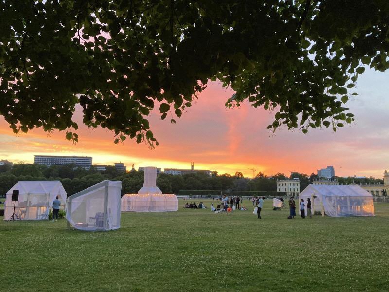 栗林隆 《元気炉》2022年 （《蚊帳の外》ドクメンタ15、ドイツ・カッセル）より Photo：Rai Shizuno