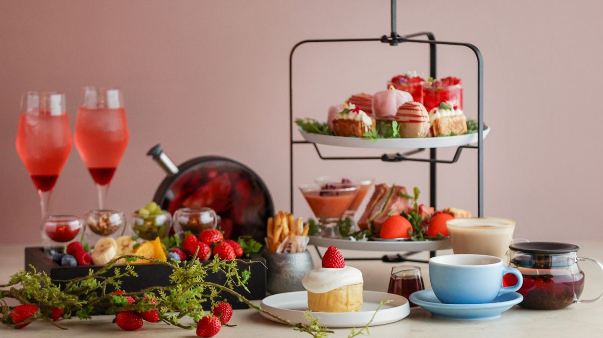 【東京ベイ潮見プリンスホテル】パンケーキのセルフデコ体験とイチゴスイーツを満喫！「ストロベリーアフタヌーンティー ～Pancake Decoration～」