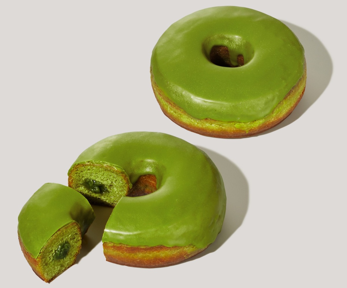 「抹茶クリームドーナツ」295円