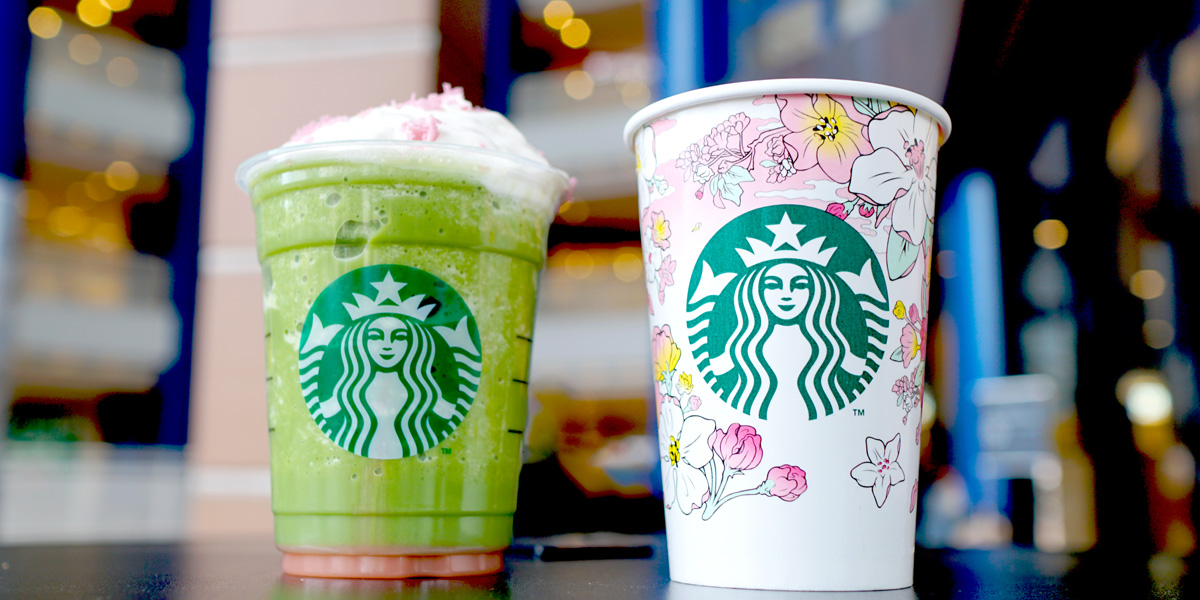 【スタバ新作・実食レポート2024】桜×抹茶が、名コンビすぎるっ！「花見抹茶 クリーム フラペチーノ®」SAKURAシーズン第2弾が登場。おすすめ無料カスタムも紹介