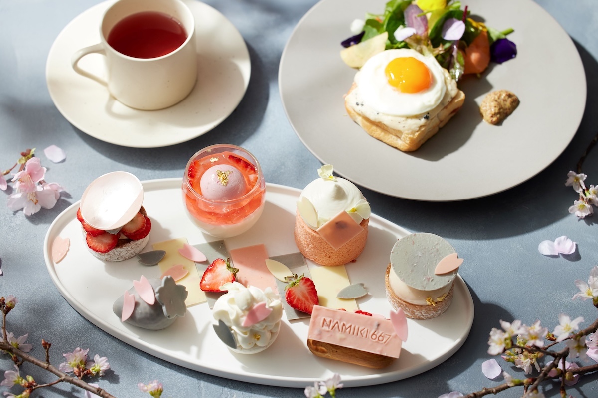 「Tokyo Sakura Afternoon Tea」5280円 ※フリードリンク制