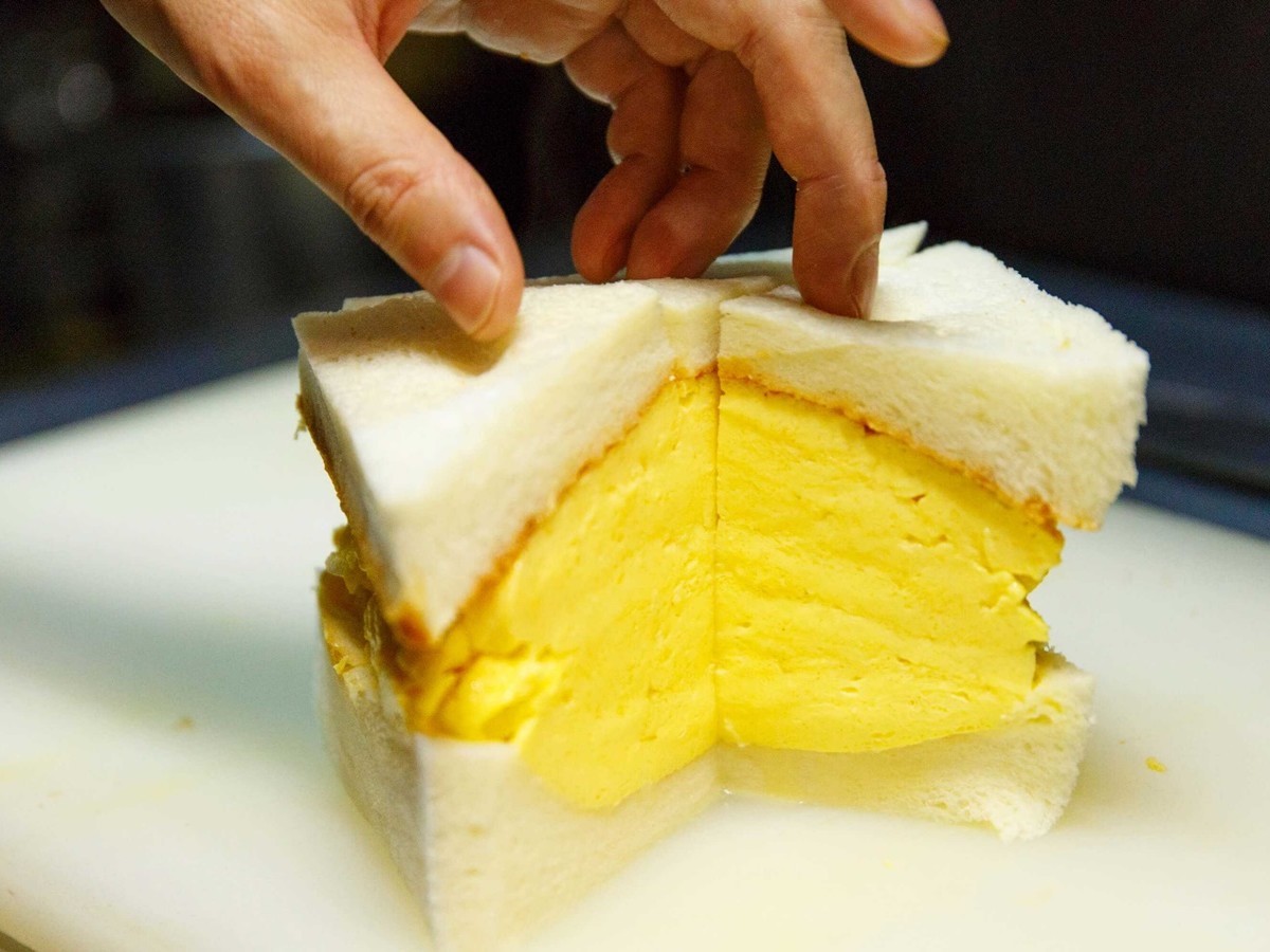 「コロナの玉子サンドイッチ」990円。お持ち帰りもOK。
