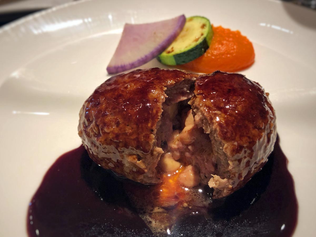 「ahill名物 フォアグラ入りハンバーグステーキ 」