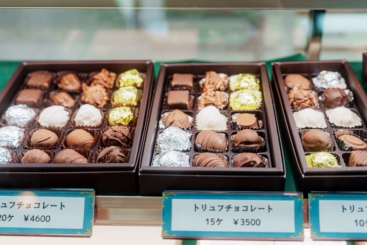 こちらはトリュフチョコレート。