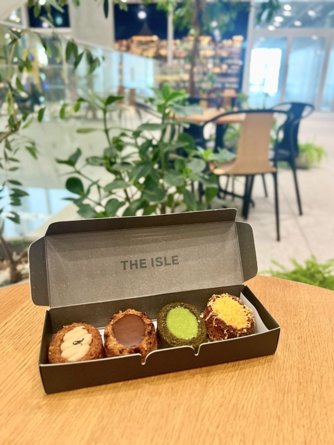 ティグレは4つセットで12000ウォン。チーズや抹茶、チョコなど違ったテイストのセット。