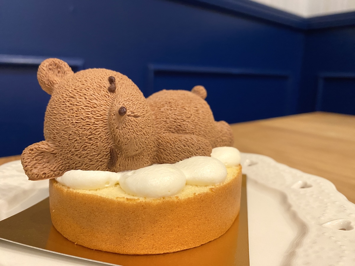 「いねむりくまさん(くろくまさん)」イートイン1080円、テイクアウト1060円