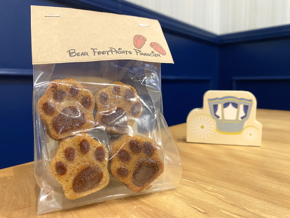 「肉球フィナンシェ(4個入り)」330円