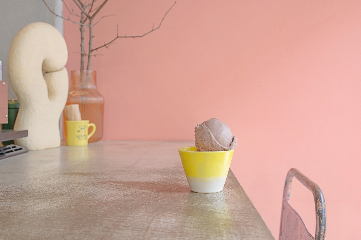 紅芋とバニラをダブルで