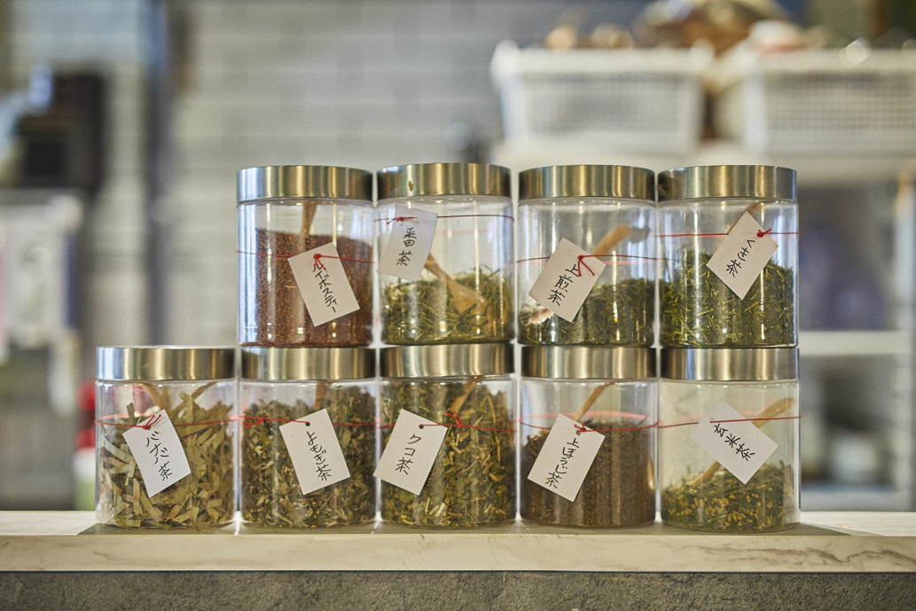 「伊勢茶」600円～、「健康茶」650円～