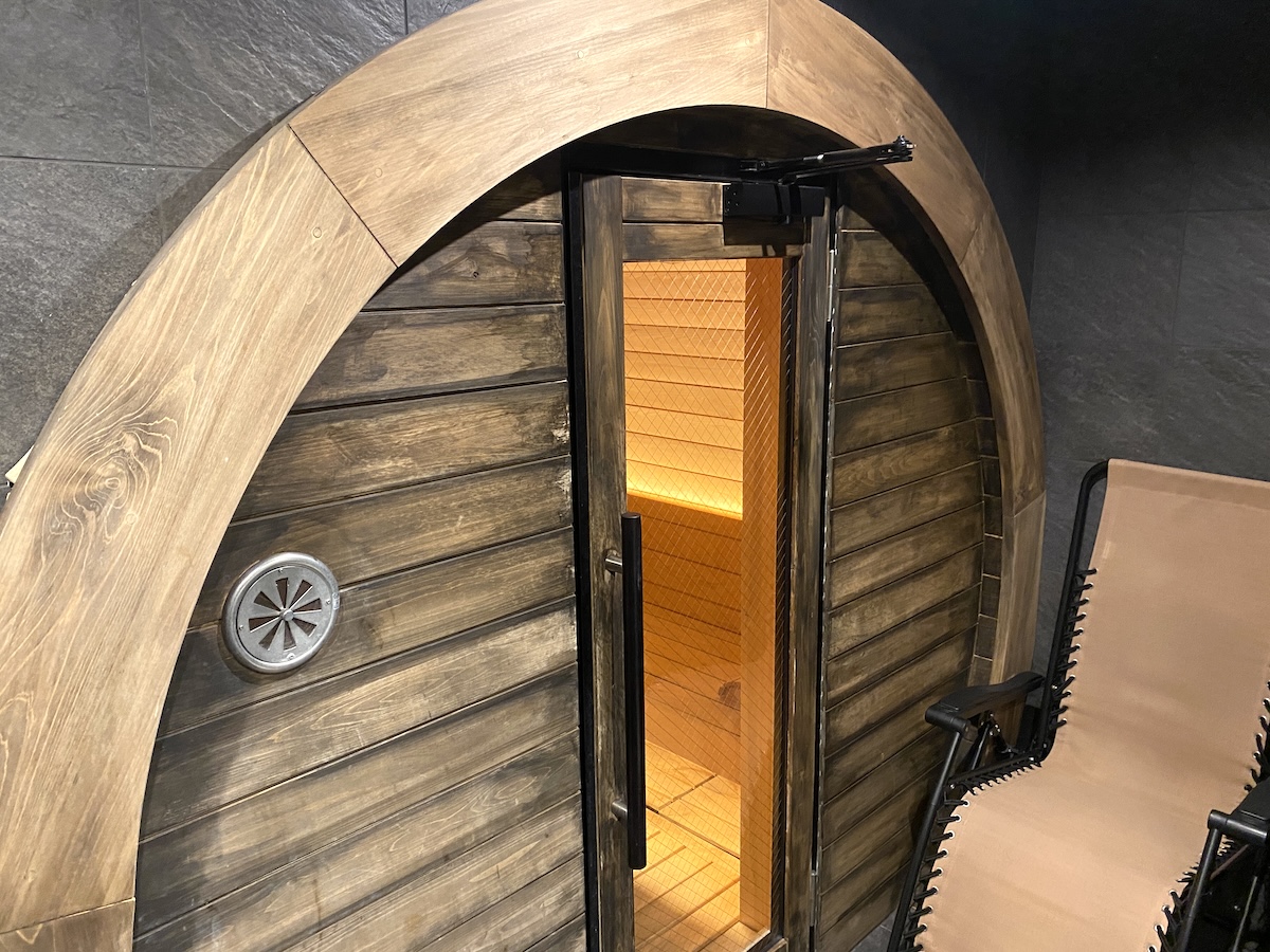 広々としている「タルサウナルーム」