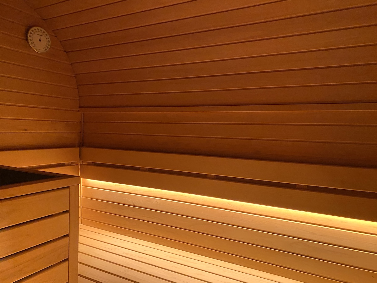 「高温ハーフサウナタルサウナ」のサウナ内