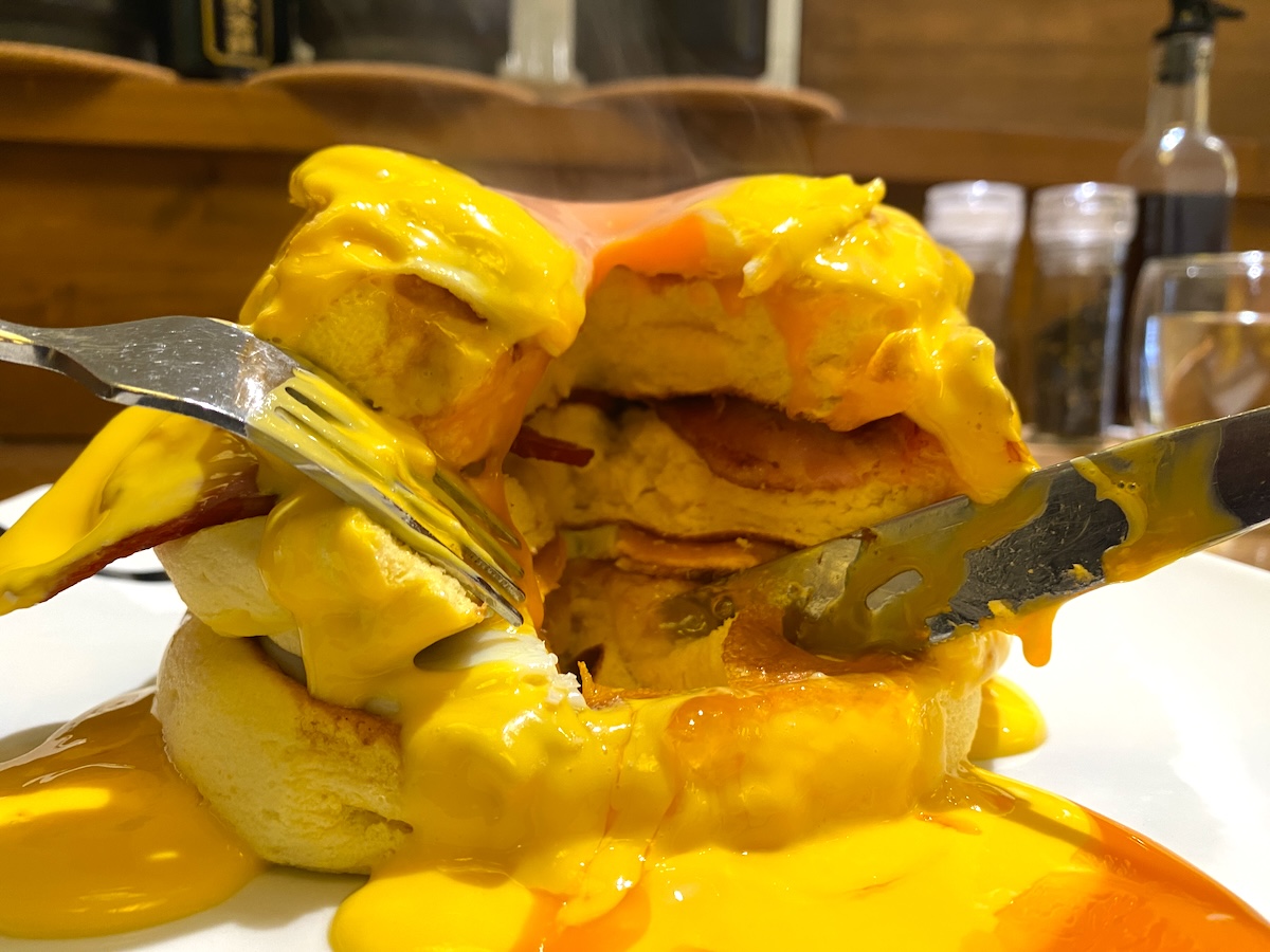 ナイフがスムーズに入るほどの柔らかさ！