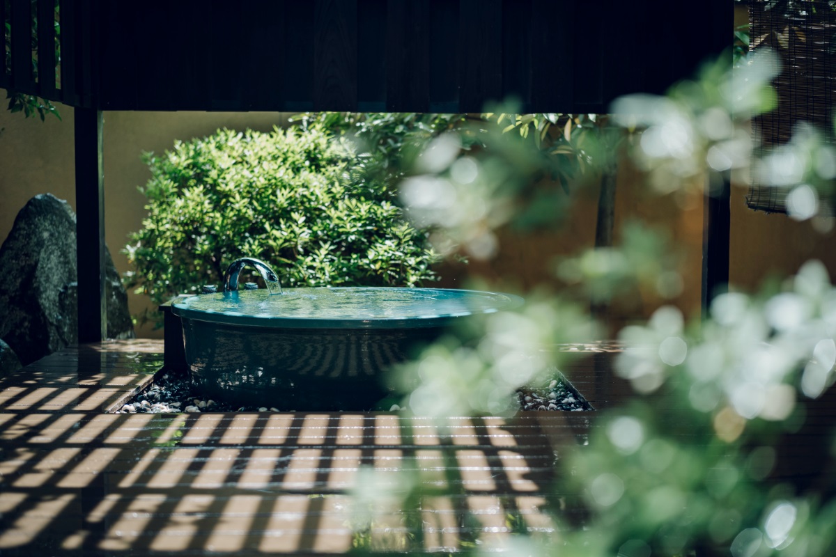 信楽の客室露天風呂