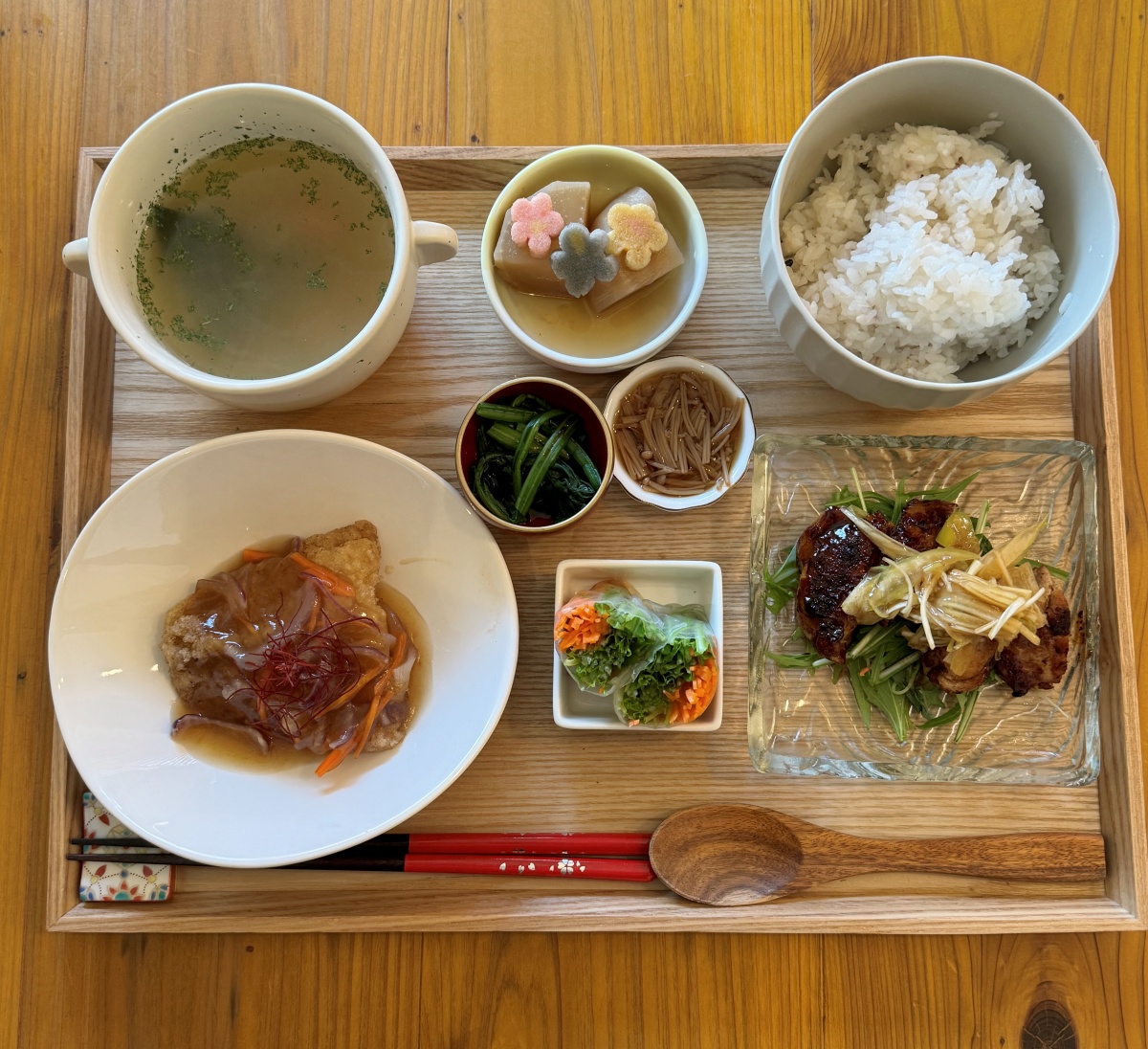 「日替わり定食」1800円