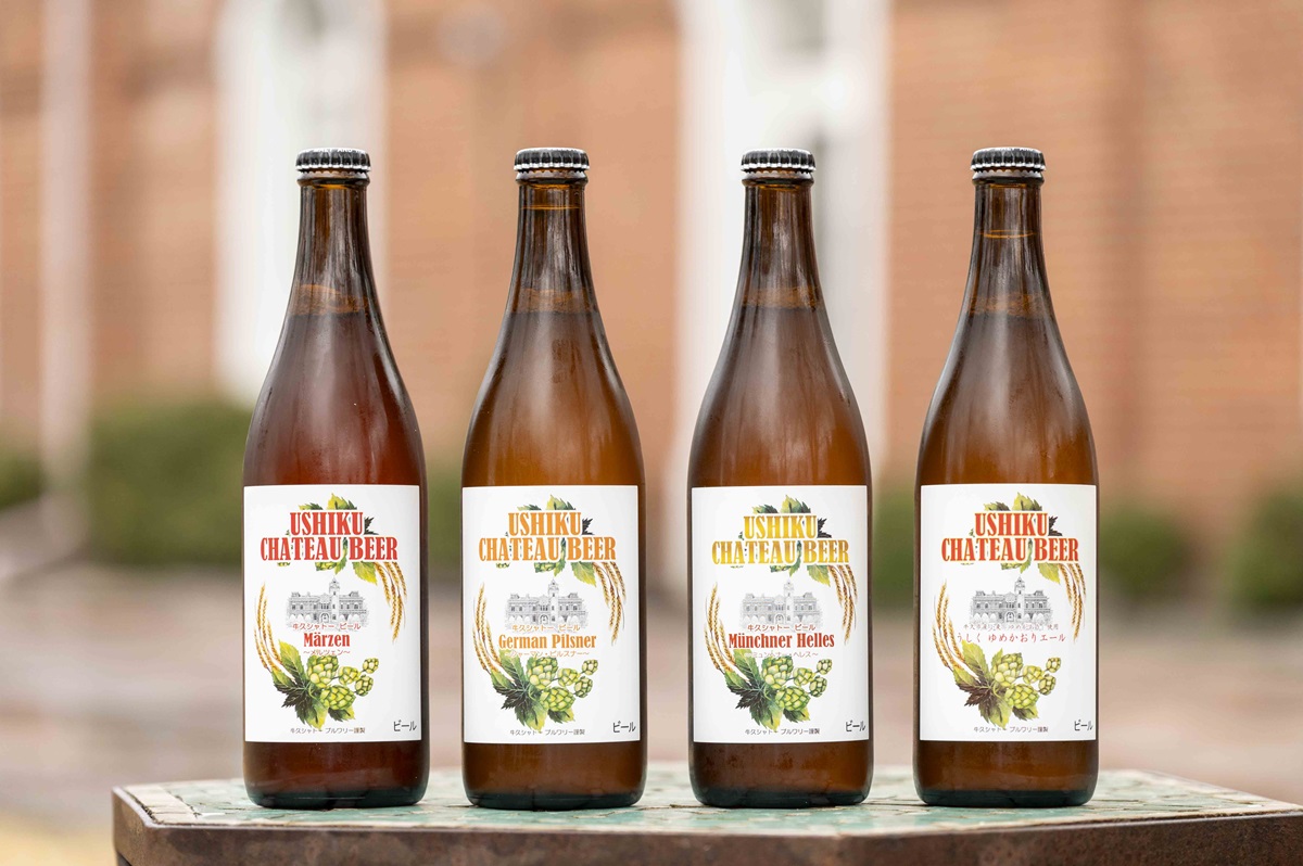 4種類の牛久産クラフトビールも人気