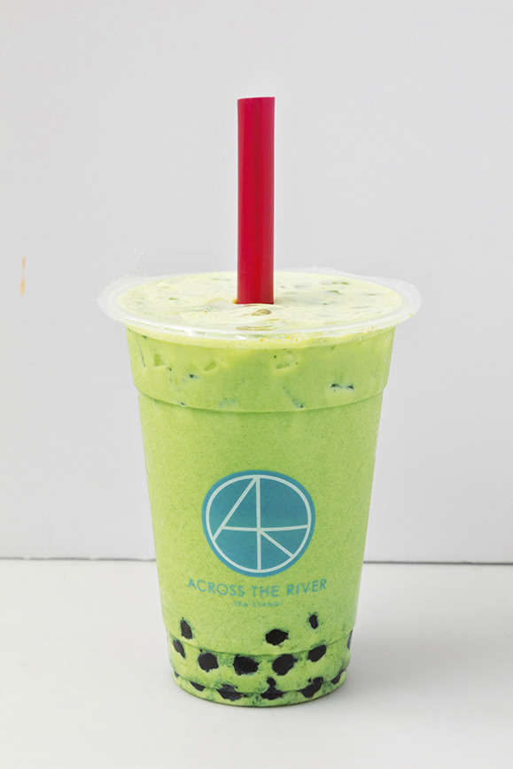 「河越抹茶ミルクティー（タピオカトッピング）」430円
