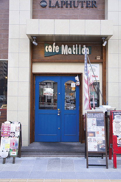 お洒落な雰囲気が漂う入口