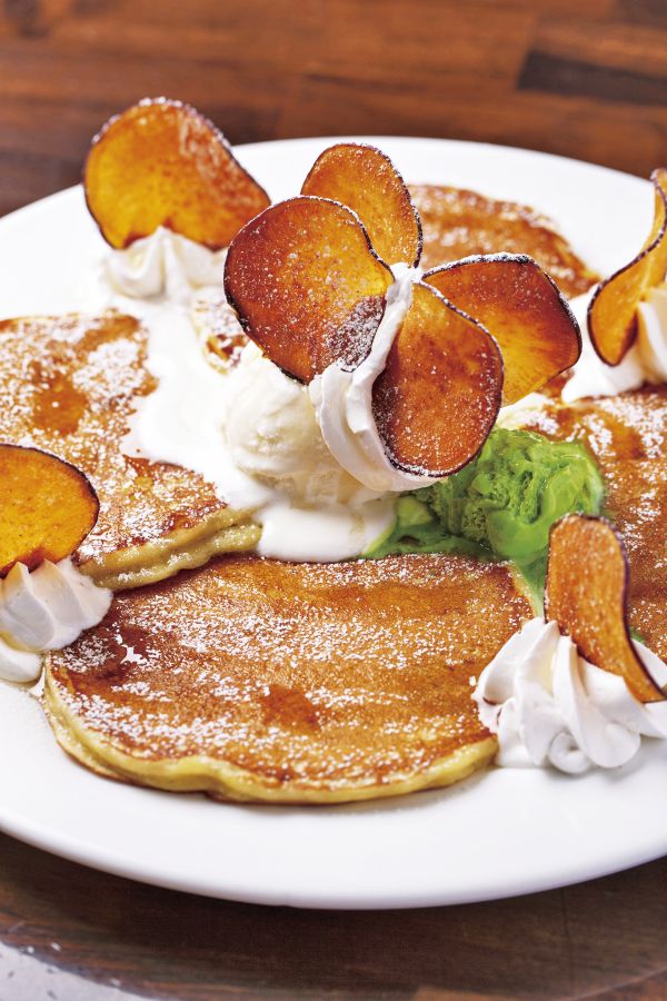 「川越スペシャルほくほくさつまいものパンケーキ」935円