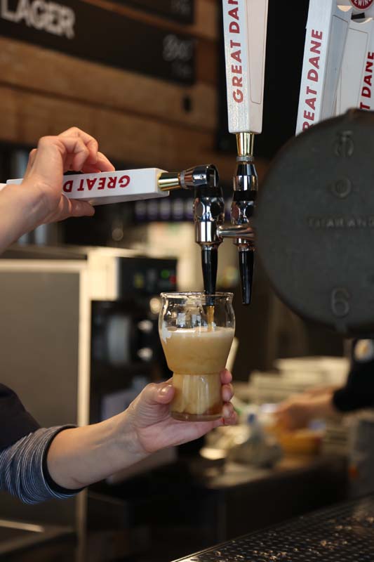 レッドラガーの泡立ち