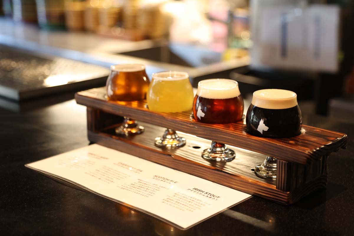 4種類の飲み比べも!