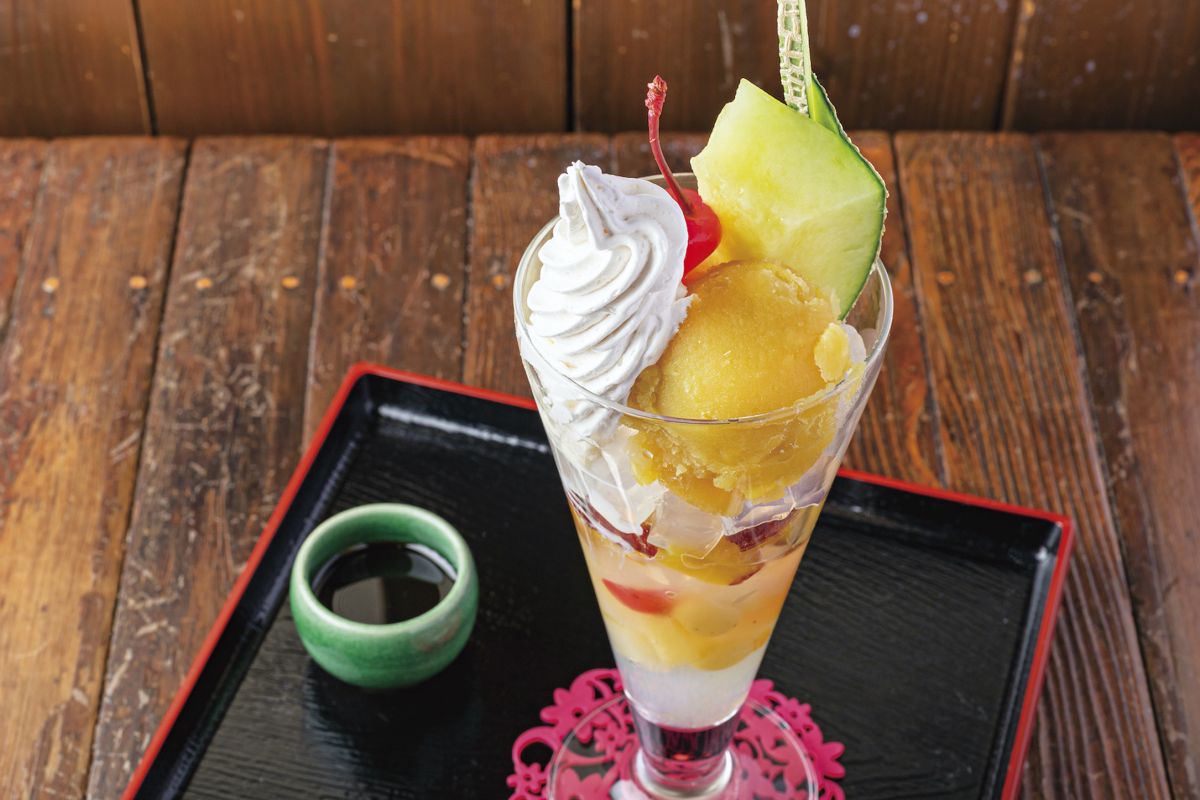 「いもあんみつパフェ」850円