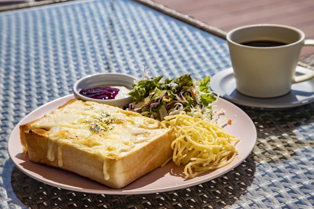 「クロックムッシュ ダブル（壱枚乃絵ブレンド注文）」830円