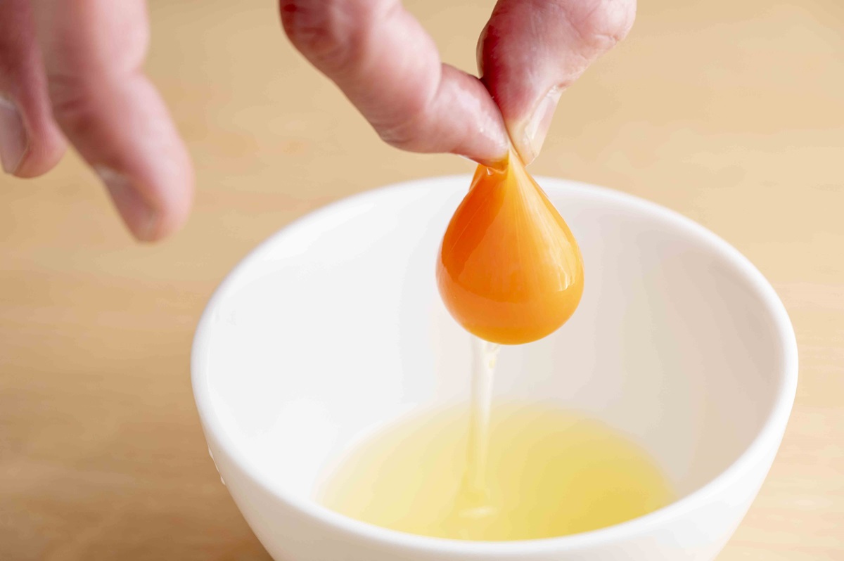 弾力ある健康な黄身に注目