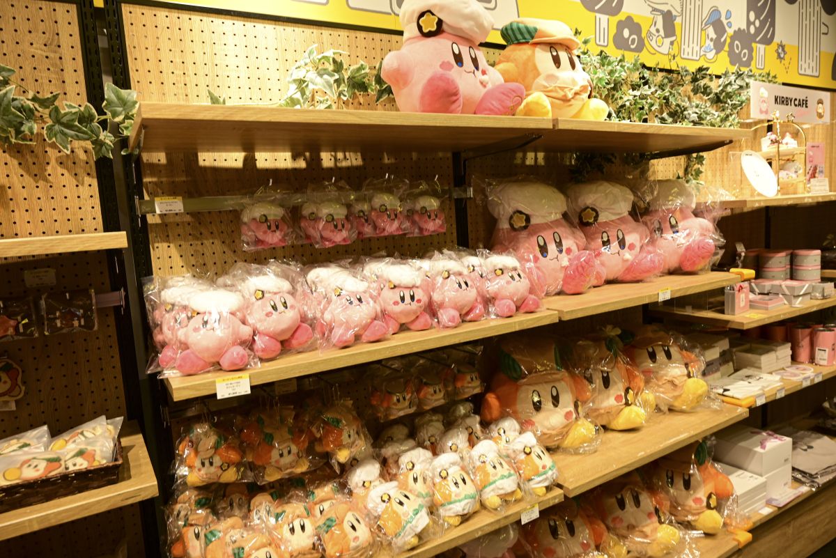 一番人気は、やっぱり「ぬいぐるみ」！色んなサイズが用意されています。