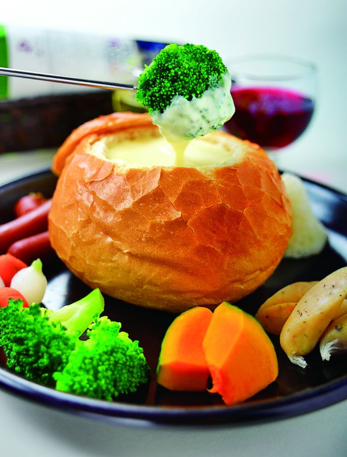 バインチーズフォンデュ（2人前）1810円／小樽バイン