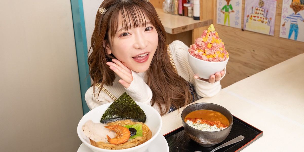銀座「マグロ卸のマグロ丼とラーメンの店 ウミノイロ」で濃厚海老ソバと山盛りトロたく丼を堪能♪【大食いアイドルもえのあずきの絶品グルメ79】