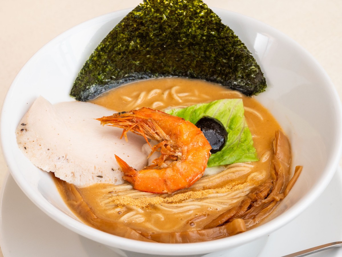 「濃厚海老ソバ」1100円