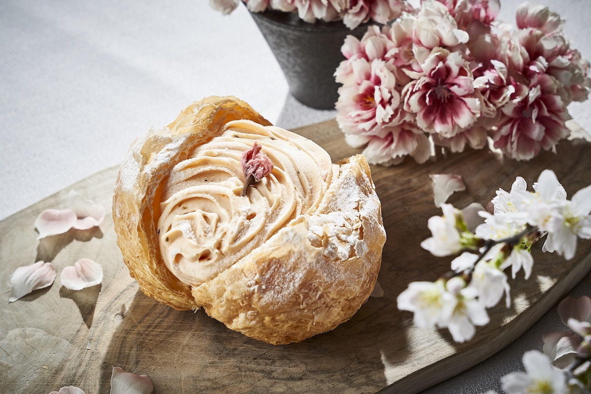 「桜のクリームデニッシュ」600円