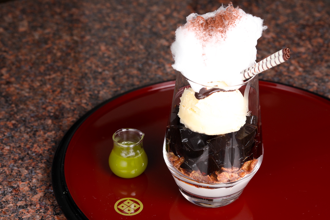 コーヒーゼリーアフォガード820円