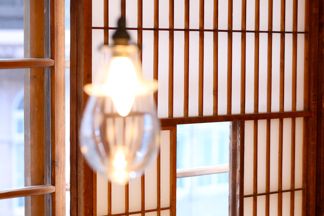 店内から見える景色