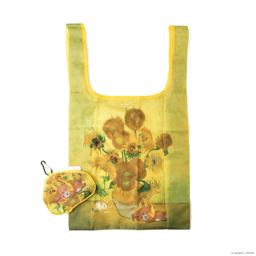 「エコバッグ（ひまわりとピスケ&うさぎ）」1980円