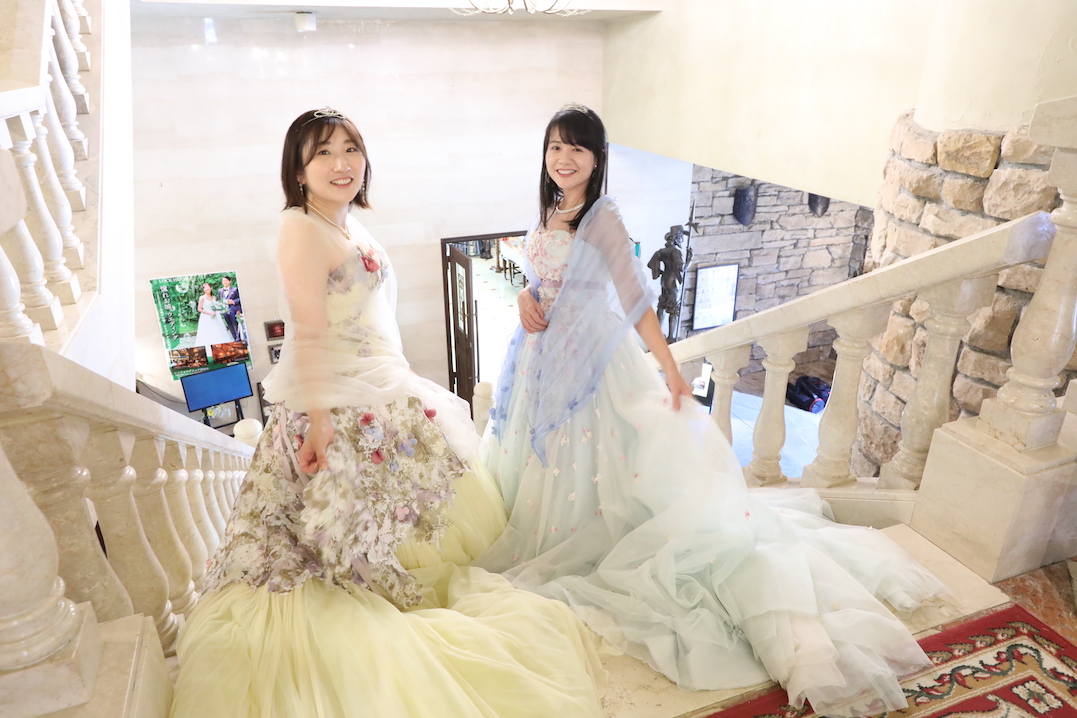 シンデレラに出てきそうな大理石の階段