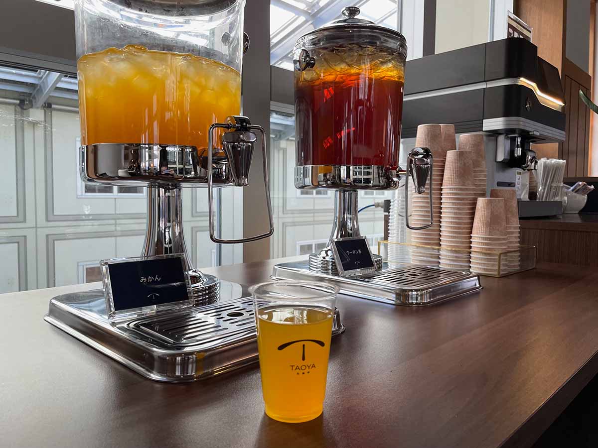 客室への持ち帰りもOK