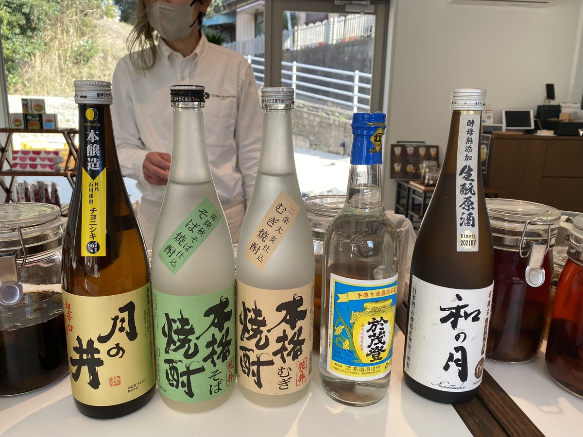 大洗の蔵元の日本酒をチョイス