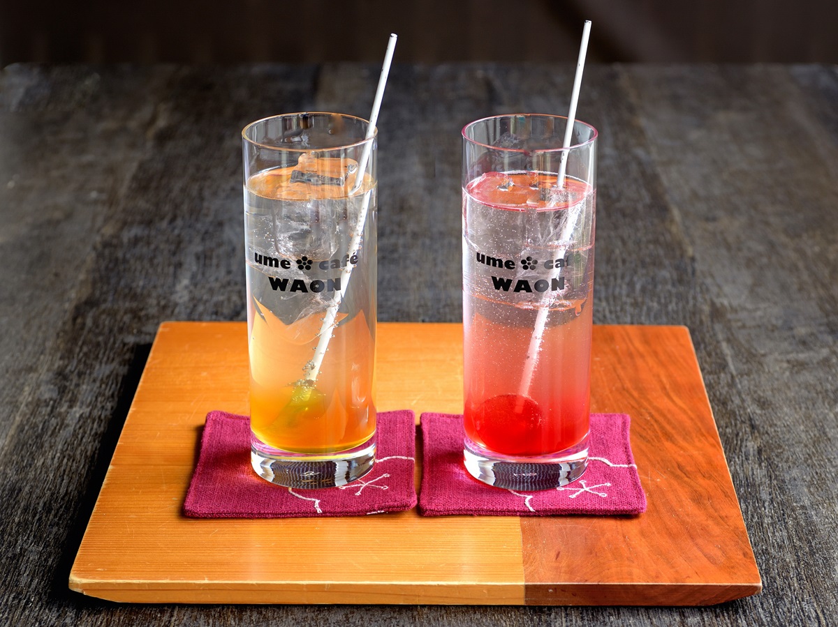 梅ソーダ。甘酸っぱくて爽やか！