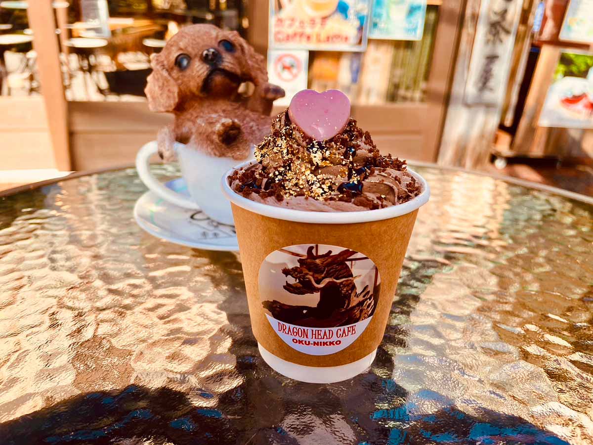 チョコ尽くしの一杯「日光埋蔵金ホットショコラ」