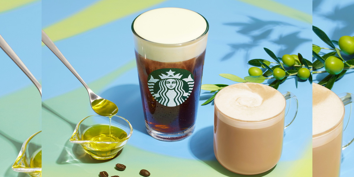 【スタバ新作・2024】クセになる美味しさ！オリーブオイル×コーヒーの豊かな風味を楽しむ「オリアート™ ゴールデンフォーム™ コールド ブリュー」「オリアート™ オーツミルク ラテ」が3月27日（水）から全国500店舗以上で発売スタート！