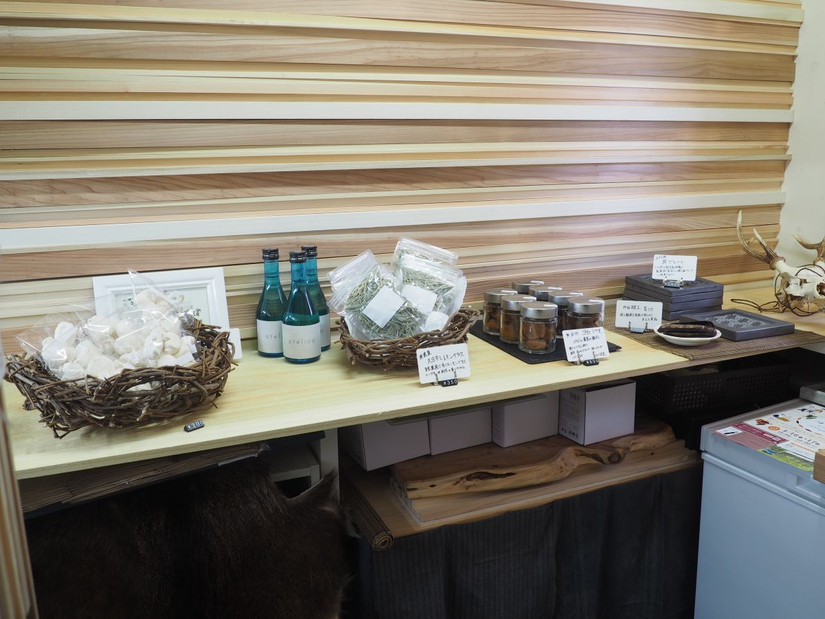 店内の販売されている商品