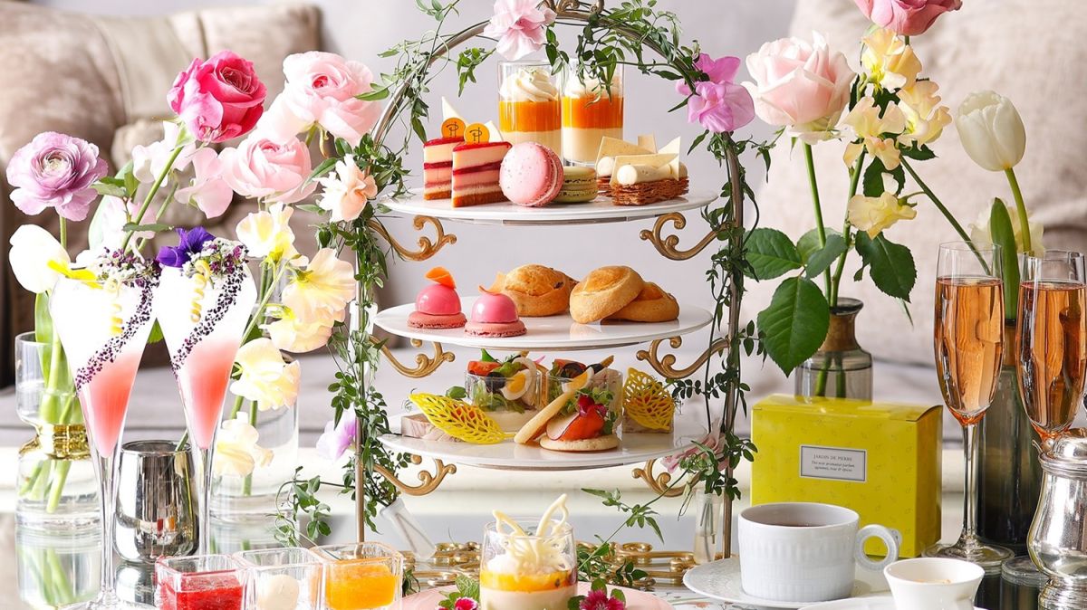 【ホテル インターコンチネンタル 東京ベイ】人気パティスリー「ピエール・エルメ・パリ」とのコラボ！花畑をイメージした可憐なアフタヌーンティー