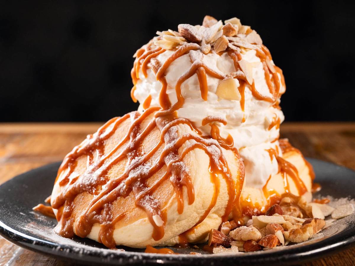 「塩キャラメルナッツパンケーキ」1518円